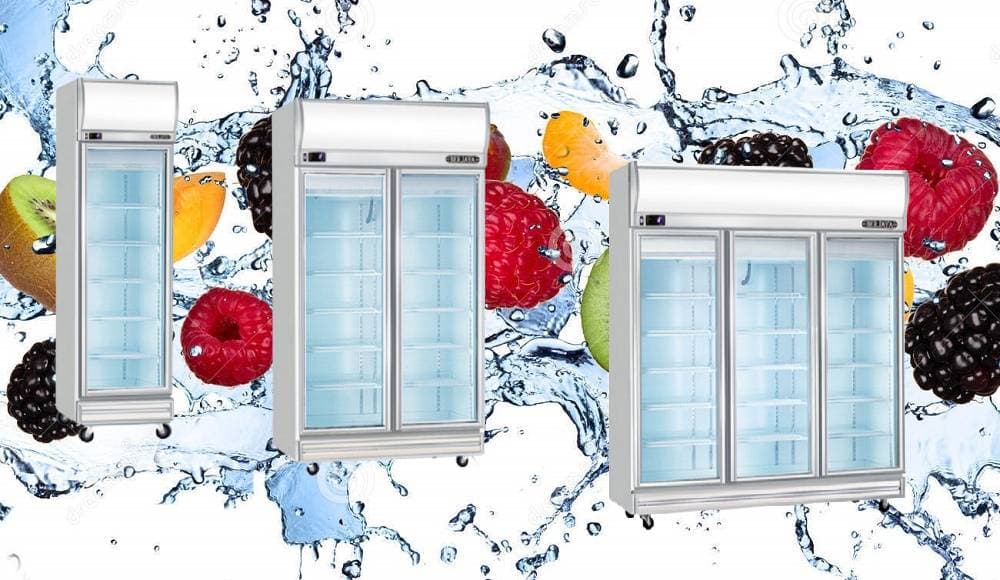 Cần tủ mát siêu thị, chọn ngay tủ mát cánh kính Berjaya 