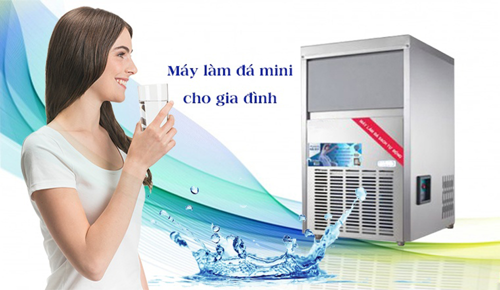 Lý do nên mua máy làm đá viên cho gia đình 