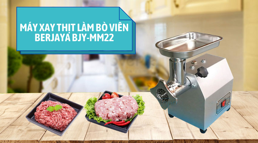 Hướng dẫn tháo lắp vệ sinh máy xay thịt Berjaya một cách đơn giản