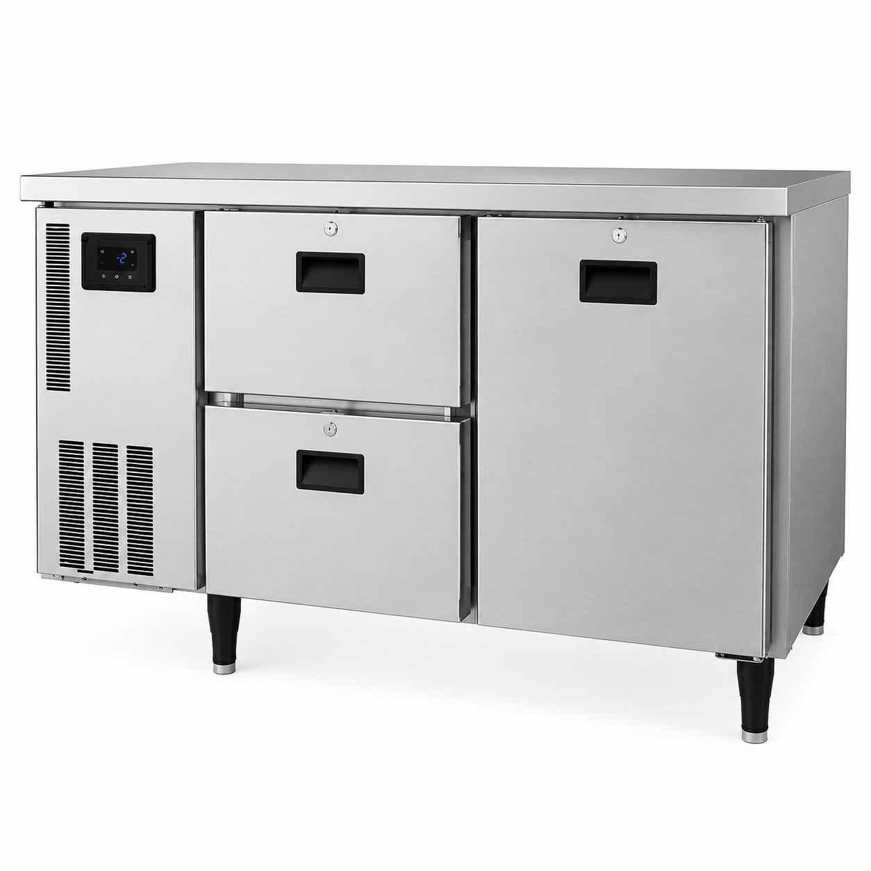 Bàn mát 1 cửa 2 ngăn kéo Hoshizaki RTDW137MS4-D2