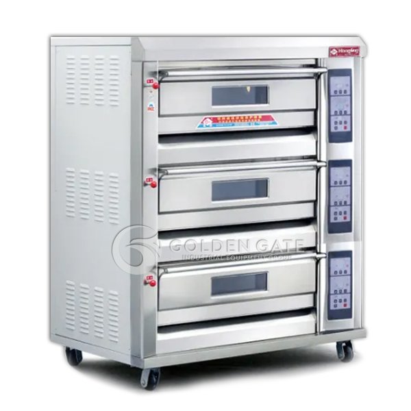 Lò nướng 3 tầng 6 khay dùng gas Hongling HLY-306DB