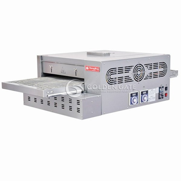 Lò nướng pizza băng chuyền dùng gas Hongling PZG12