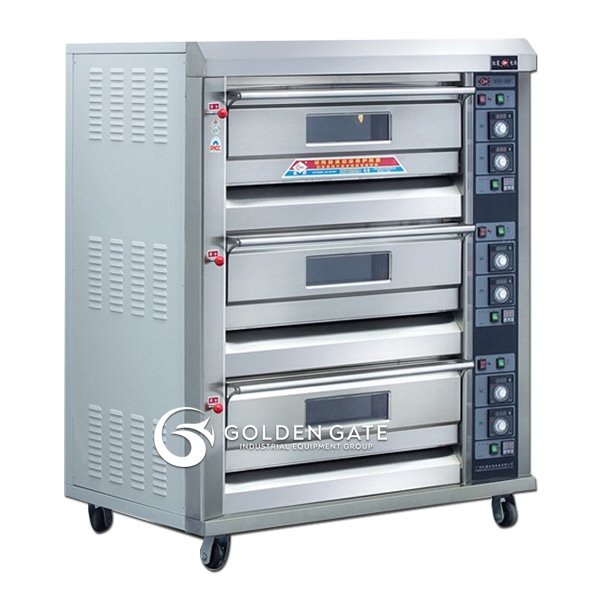 Lò nướng 3 tầng 6 khay dùng điện Hongling Model XYF-3HP
