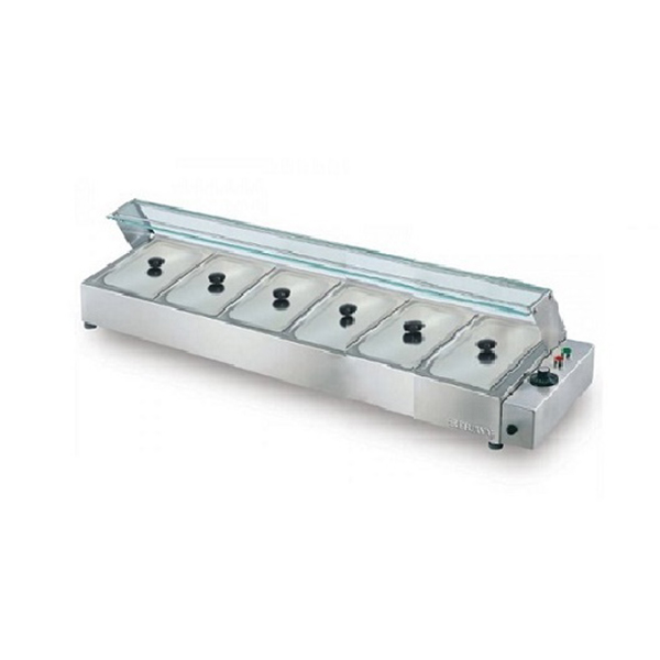 Quầy giữ nóng thức ăn Berjaya BMC 6WC