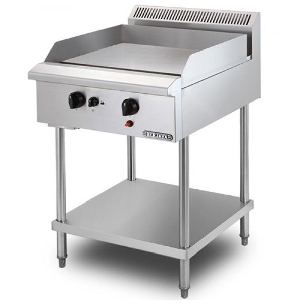 Bếp chiên phẳng dùng gas có chân đứng Berjaya GG2BFS-17