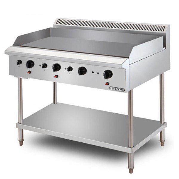Bếp chiên phẳng dùng gas có chân đứng Berjaya GG4BFS-17