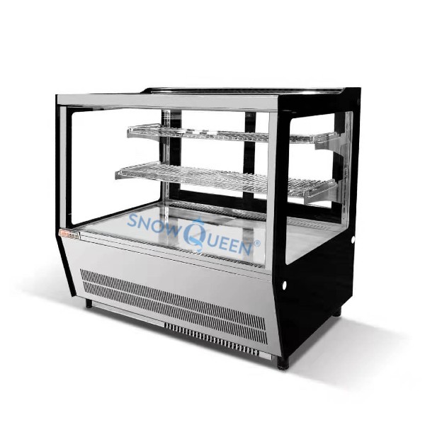Tủ trưng bày bánh mini để bàn kính cong SnowQueen SNQ-TDS09H