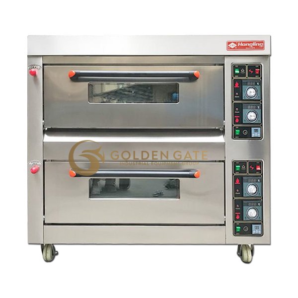 Lò nướng 2 tầng 4 khay dùng gas Hongling HLY-204F