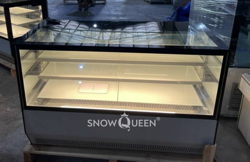 Tủ trưng bày bánh kem mini để bàn 90cm