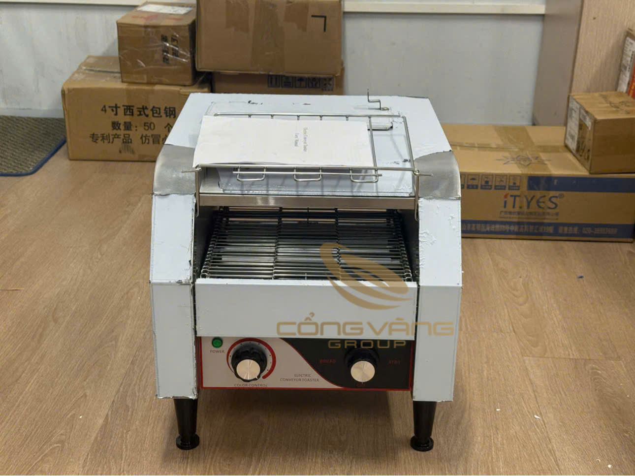 Máy nướng bánh mỳ băng chuyền TG-TT300