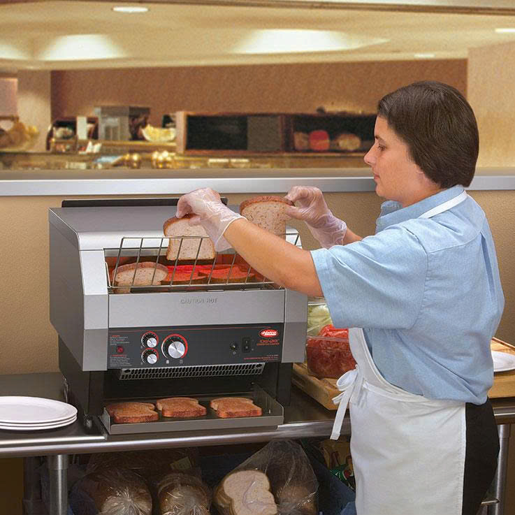 Máy nướng bánh mì băng chuyền Hatco TQ-1800