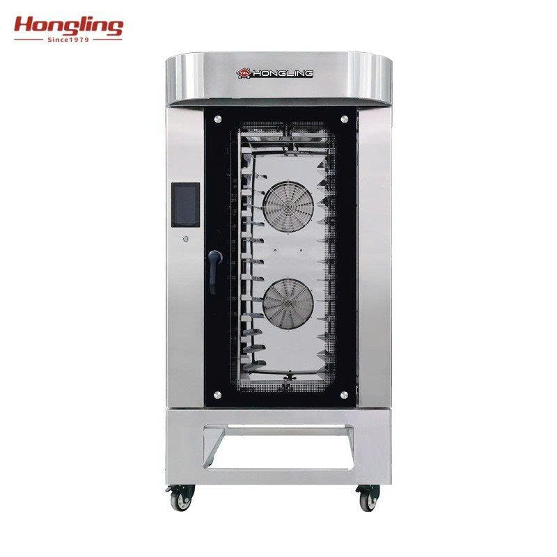 Lò nướng bánh xoay 12 khay dùng điện Hongling RTO-12D-S