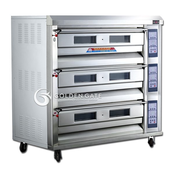 Lò nướng  3 tầng 9 khay dùng điện Hongling Model XYF-3HPL-N