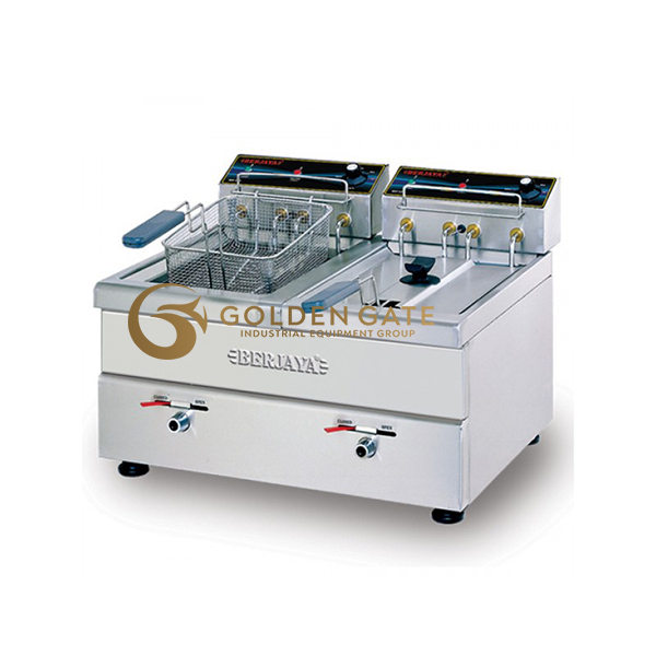 Bếp chiên nhúng đôi dùng điện Berjaya SDF12D