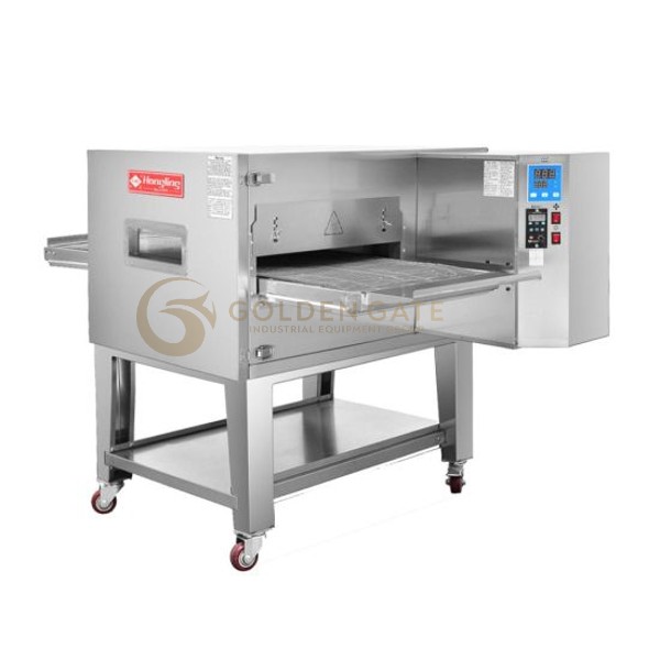 Lò nướng bánh pizza băng chuyền dùng gas Hongling PZG-14H