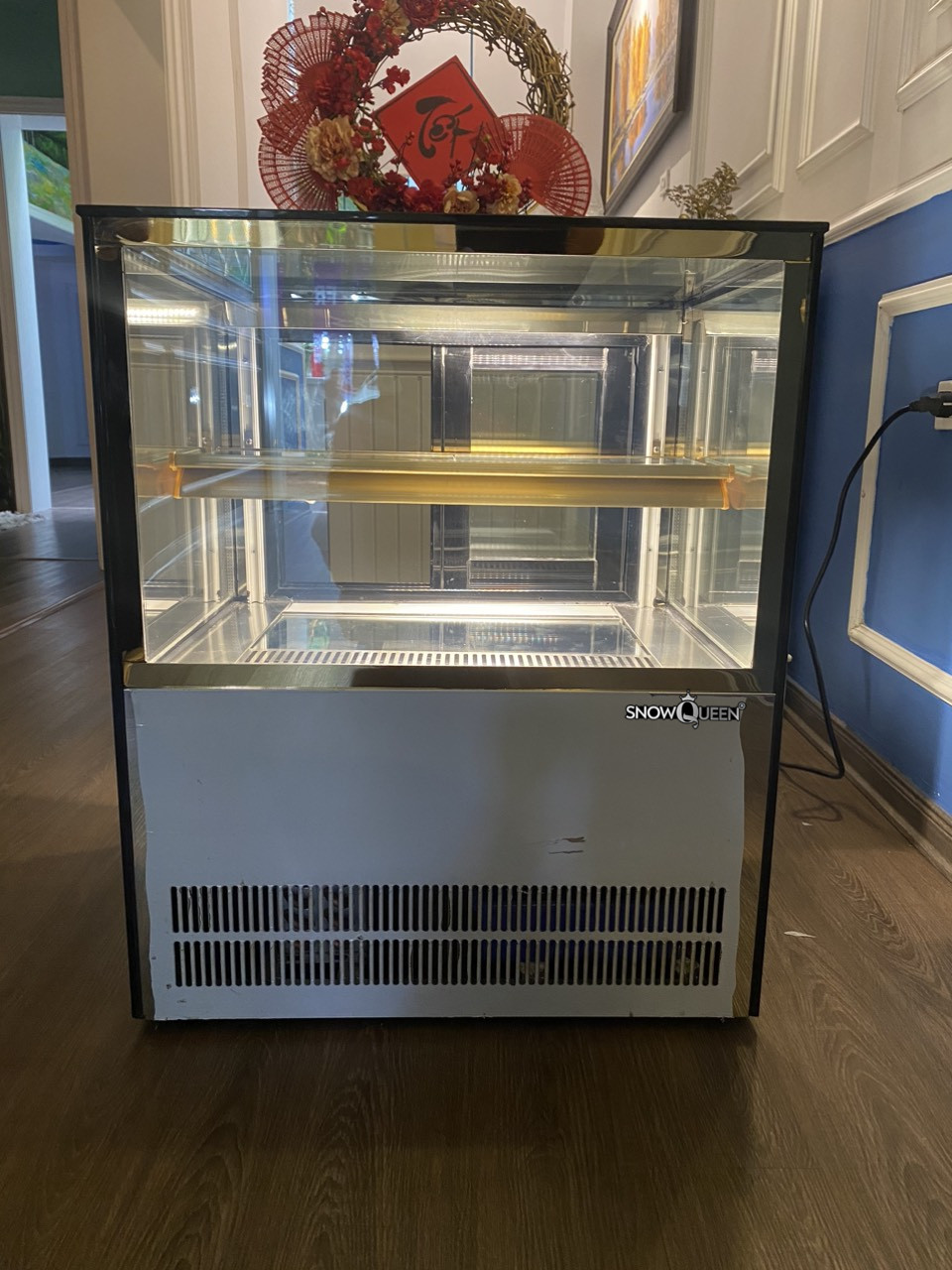 Tủ bánh kem mini để bàn 65cm